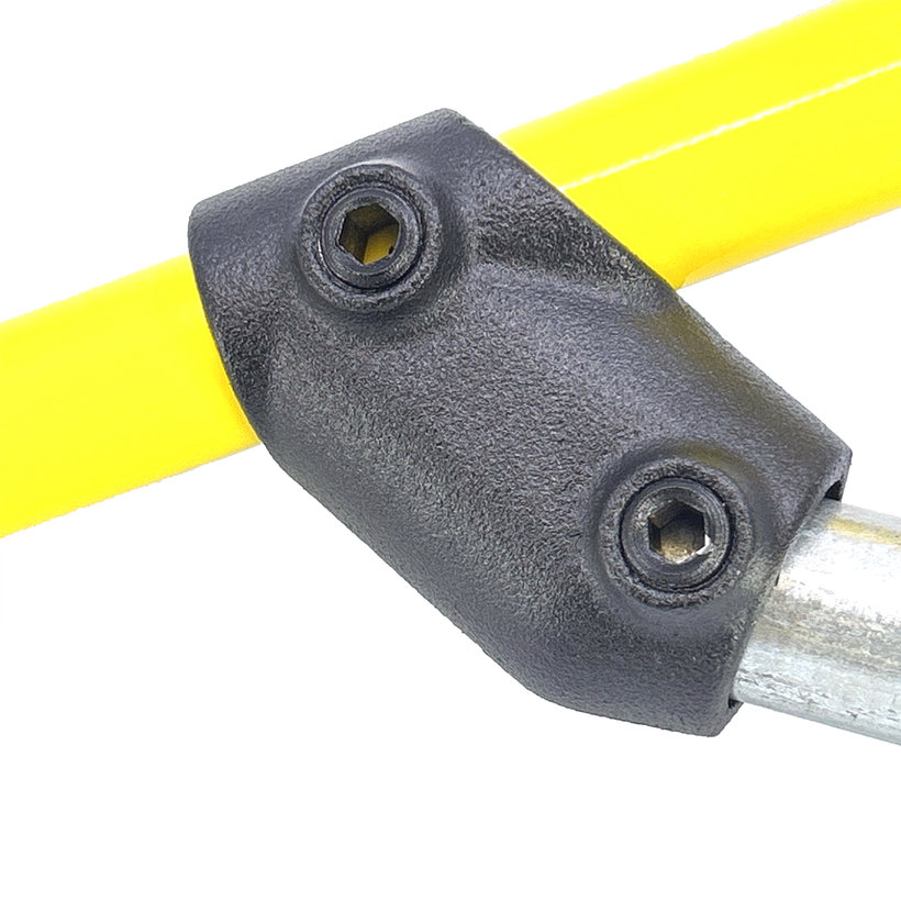 Kötőelem J-alakú 27 mm - fekete