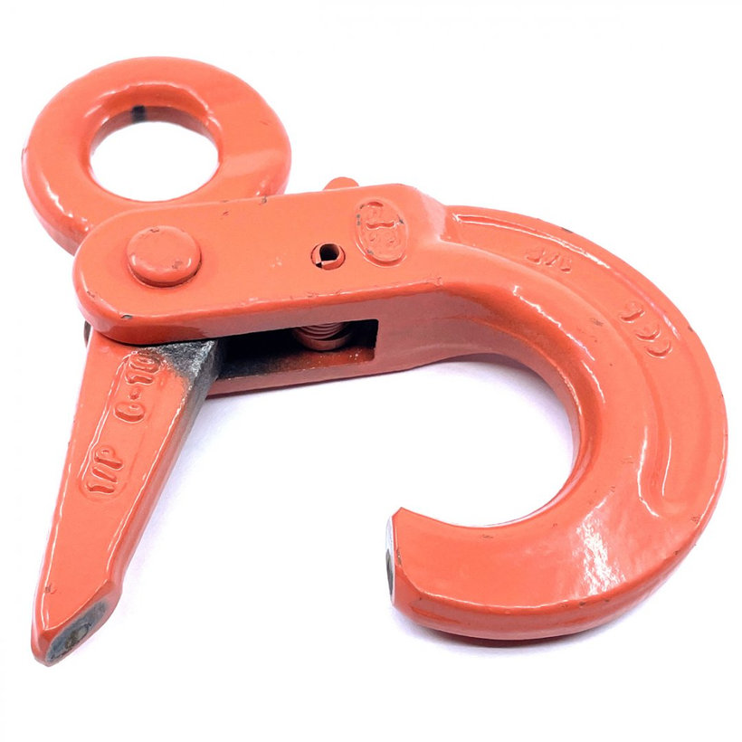 Önzáró kampó szemmel 100 o. narancssárga 8mm