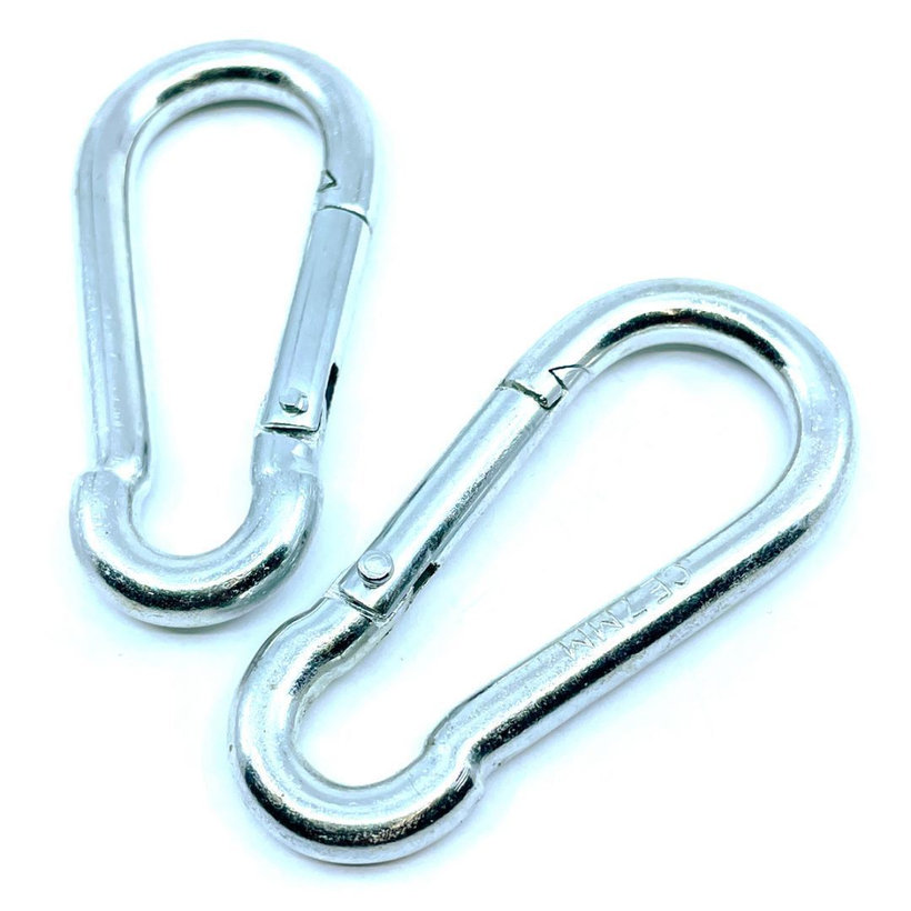 Tűzoltó karabiner horganyzott DIN 5299C 11mm