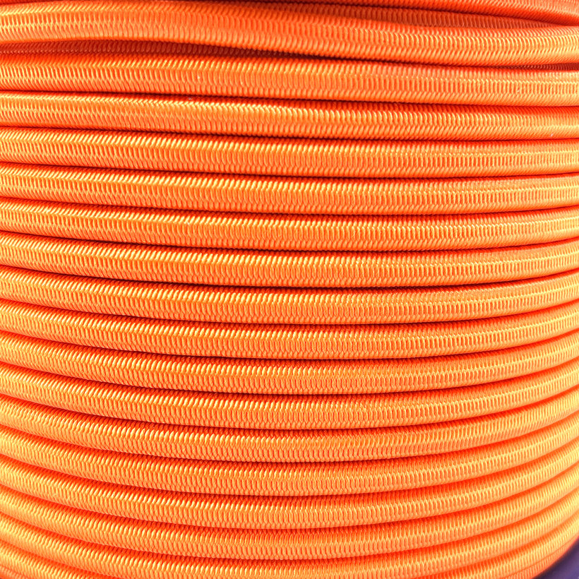 Gumikötél gumi maggal narancs PP 6mm