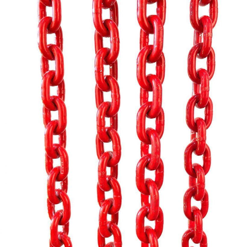 Láncos felfüggesztés szem-4 kampó 80 o. rövidítővel (1,5 m, 6700/4750 kg, 10 mm)