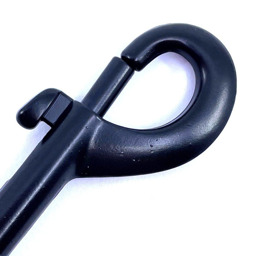 Forgó karabiner fekete 80x20mm