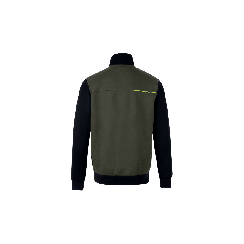 Munkás pulóver SWABI barna-sárga / fekete - M