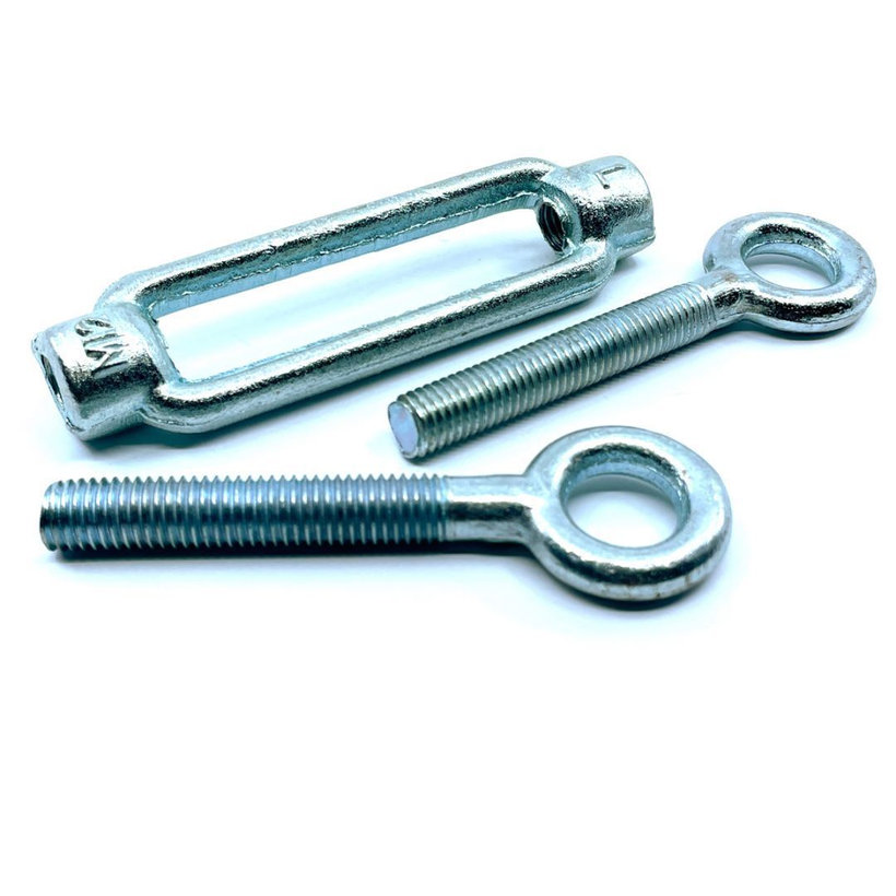 Feszítő szem-szem DIN 1480 zn M6