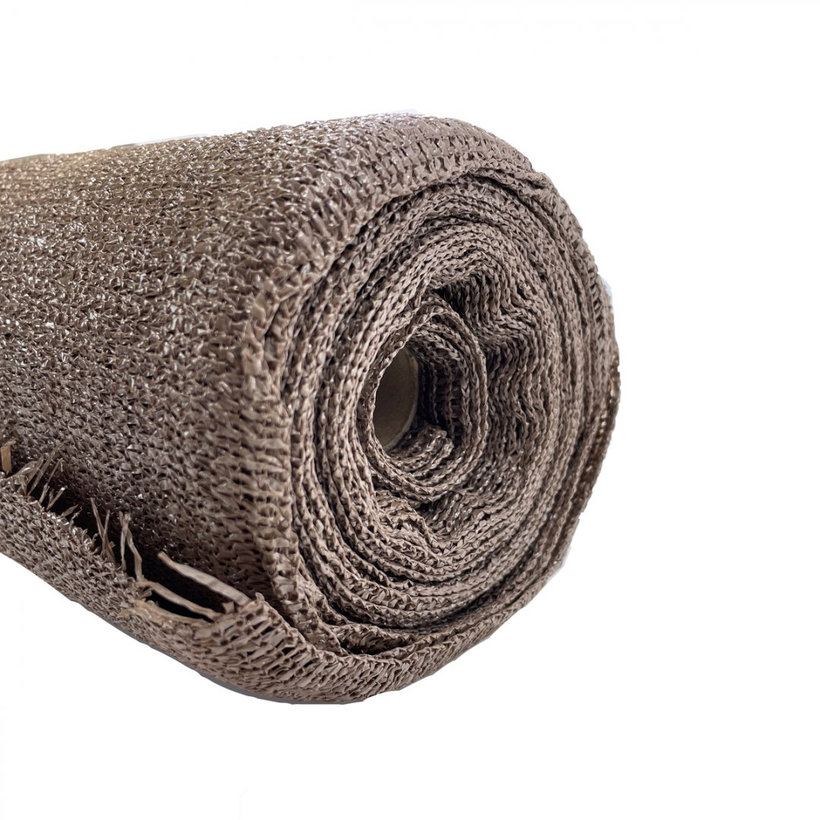 Árnyékoló háló barna 95% - hosszúság 10m - magasság 1m