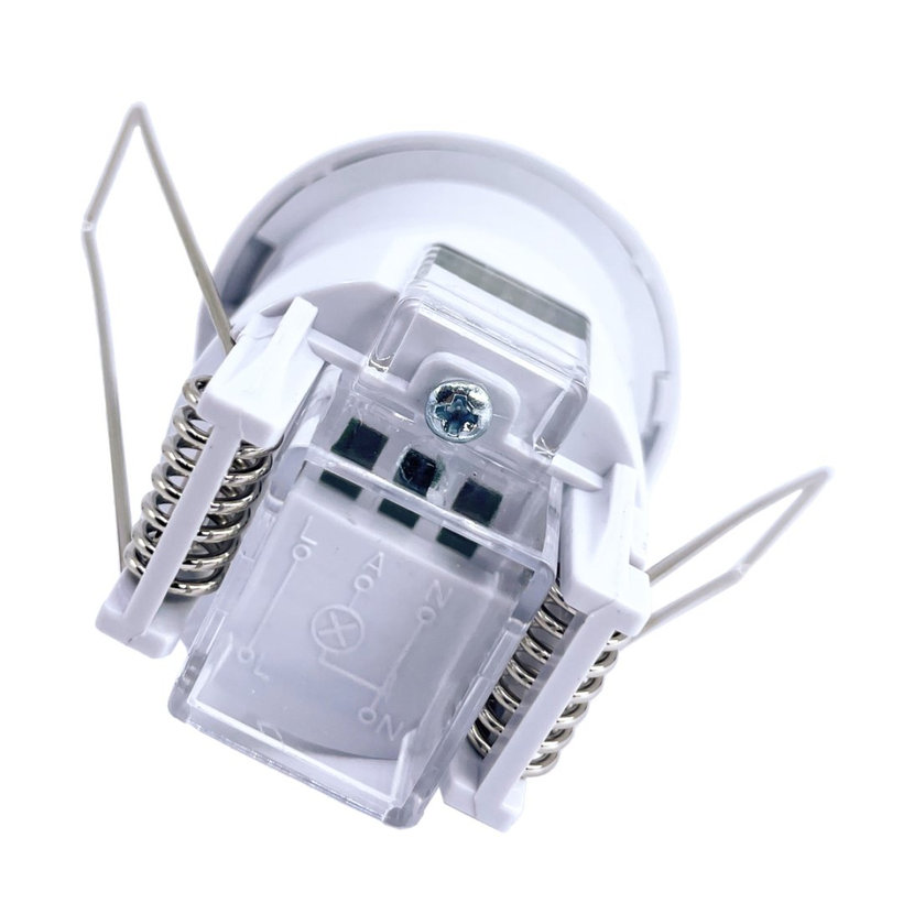 Mozgásérzékelő, süllyeszthető, mini, fehér 360°