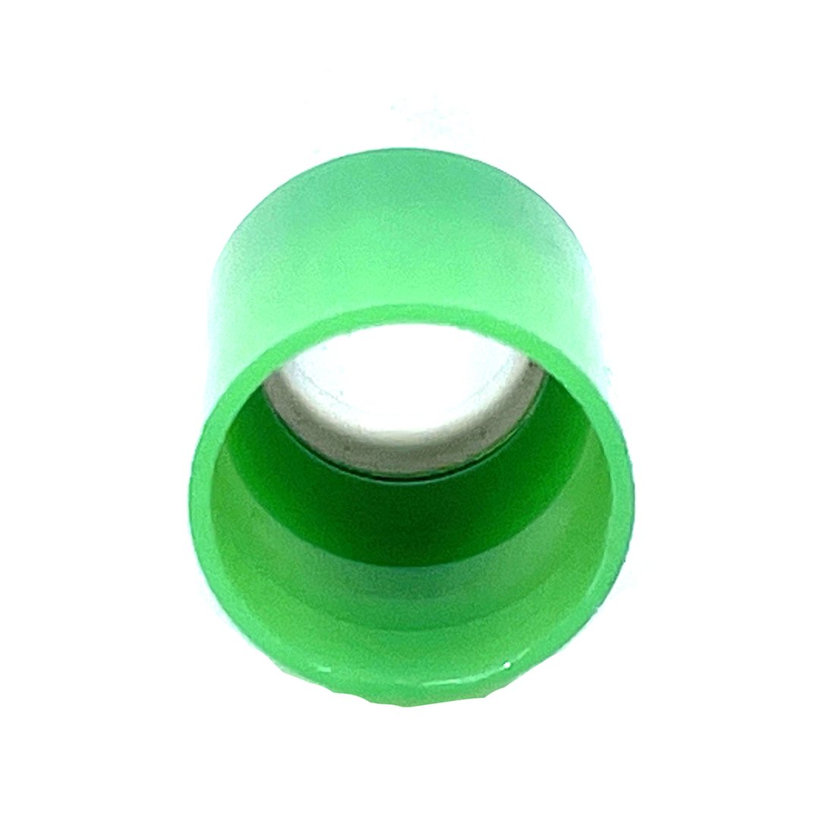 Szigetelt érvéghüvely, ónozott elektr.réz, zöld 16mm²