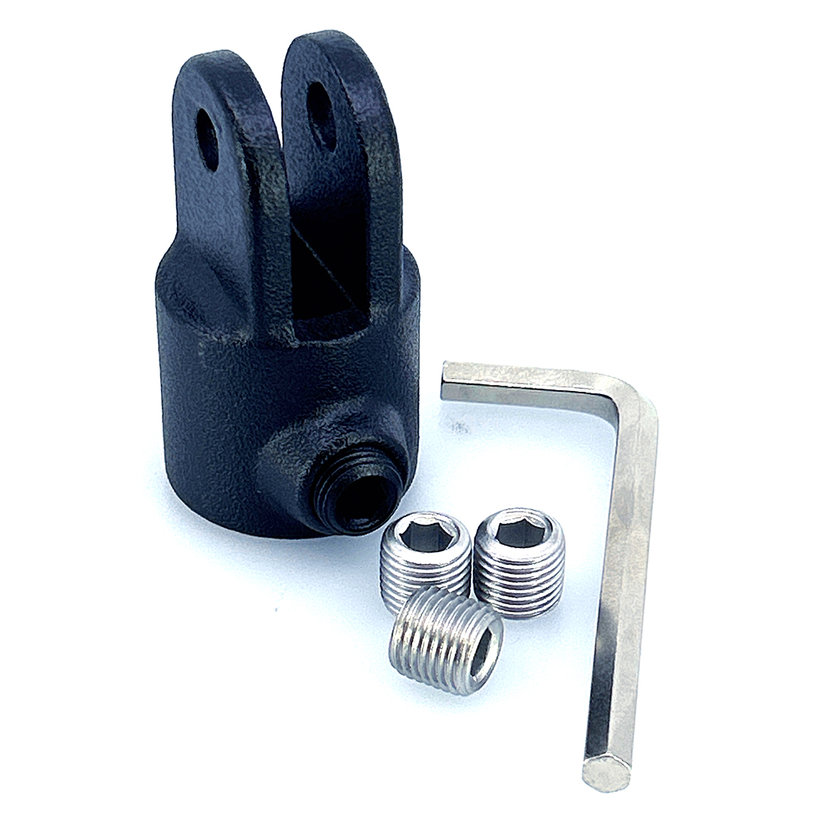 Paneltámogató csatlakozó 27 mm - fekete