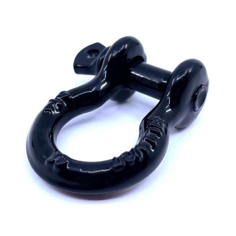 Szilárd kengyel Ív alakú, csappal - fekete 4,75T