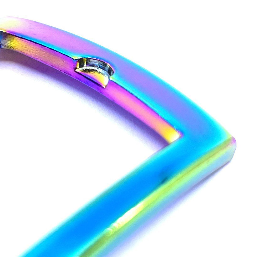 Nyakörvcsat szivárványos 25mm