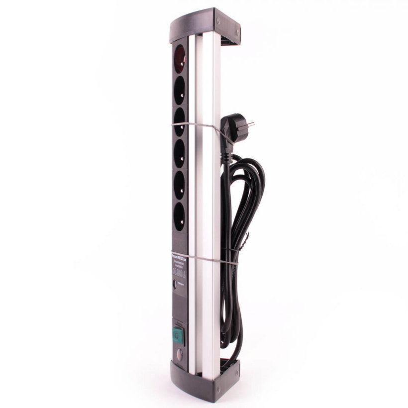 Prepäťová ochrana Office-Line 6 zásuvková čierna