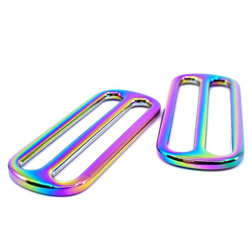 Bújtató csat szivárványos 38x7mm