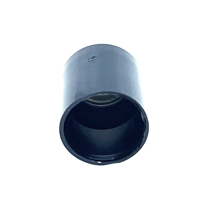 Szigetelt érvéghüvely, ónozott elektr.réz, fekete 6mm²