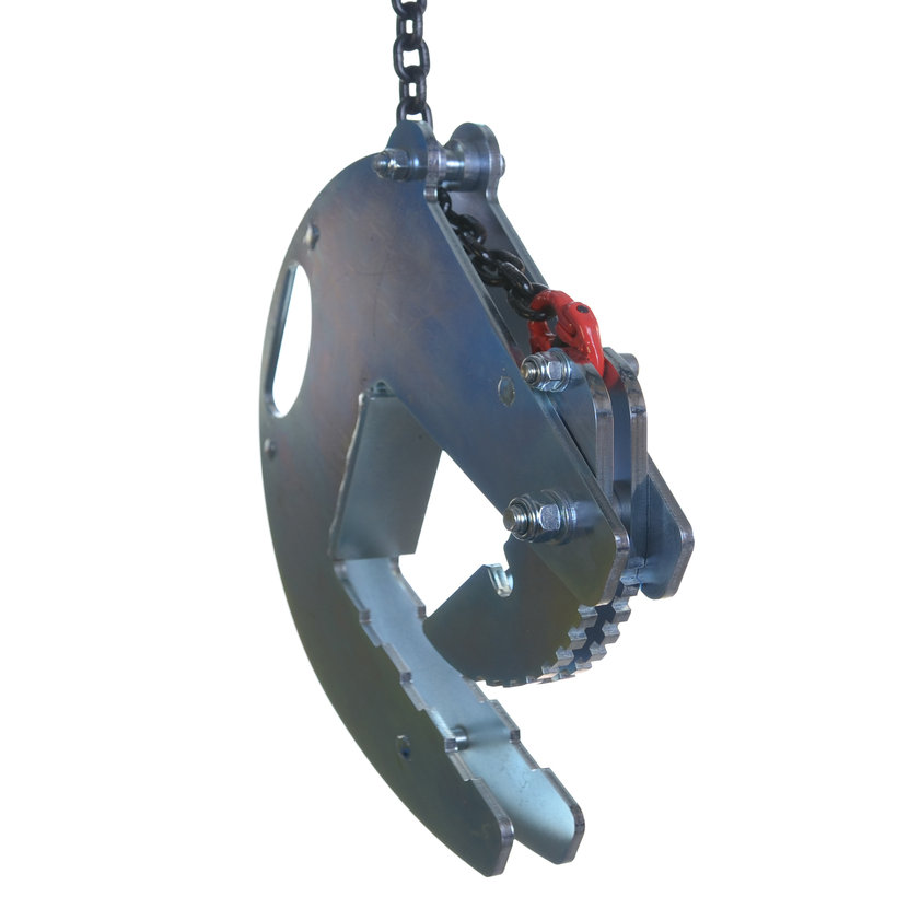 SBS láncos függesztő – hárompontos (beton gyűrűkhöz)