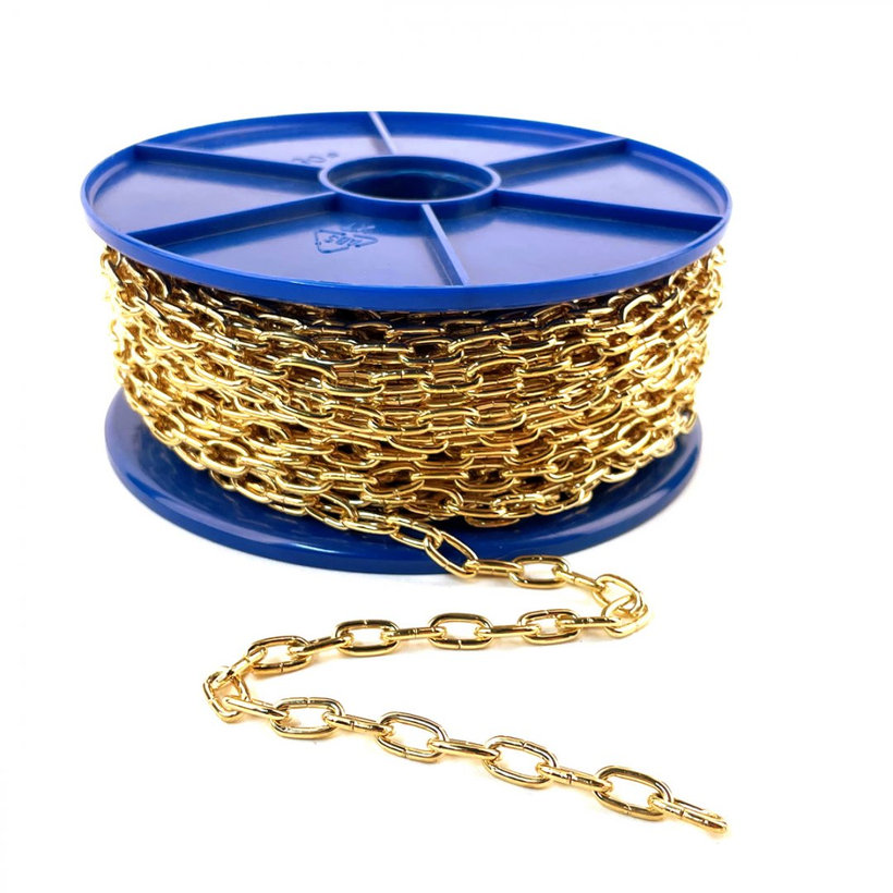 Óra lánc sárga cink 1,6mm