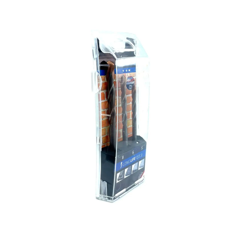 Fúrókészlet falazathoz és kőhöz - 3 részes