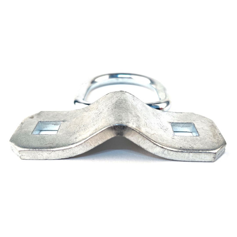 Lemez D-gyűrűvel zn 5x25mm