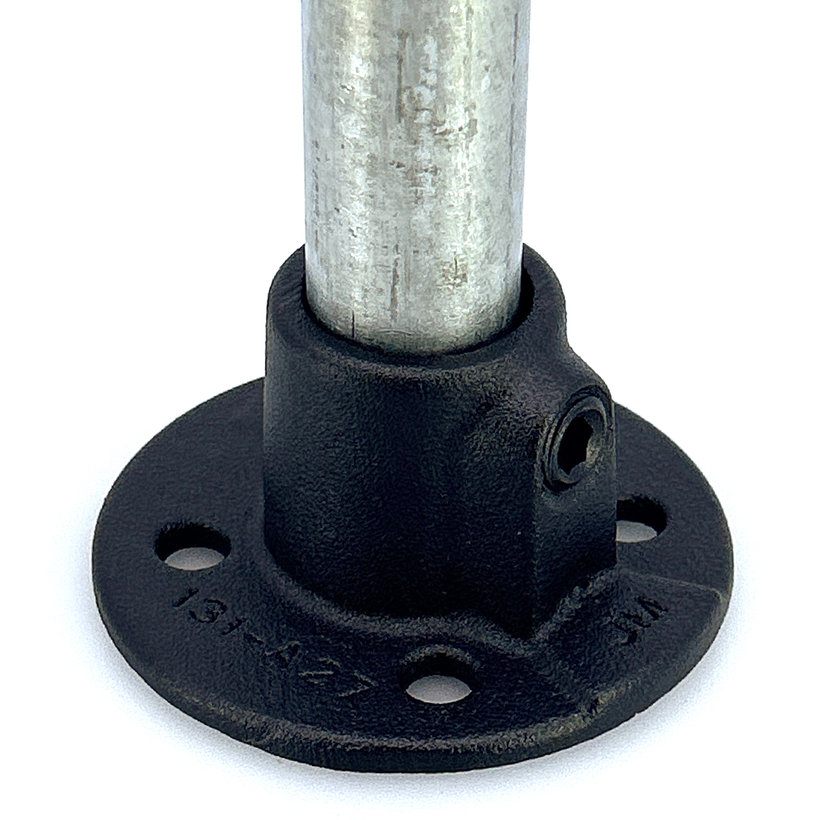 Támogató csatlakozó 27 mm - fekete