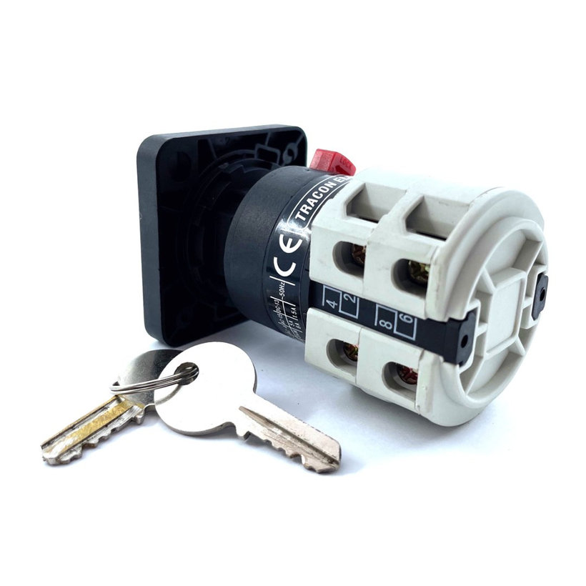 Főkapcsoló, kulcsos, BE-KI