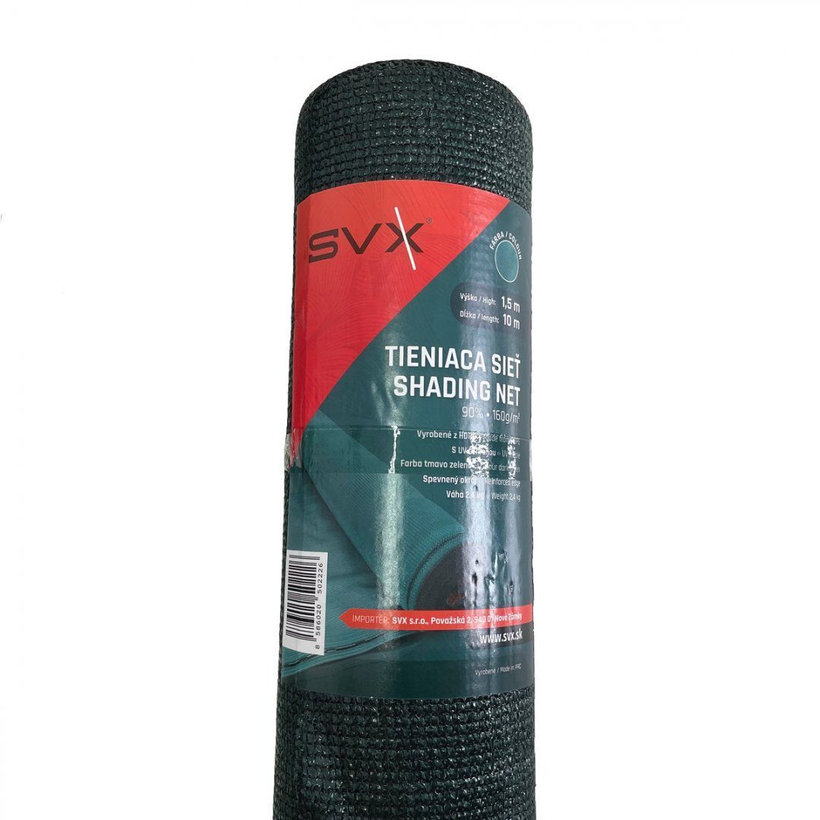 Árnyékoló háló zöld 90% - hosszúság 25m - magasság 2m