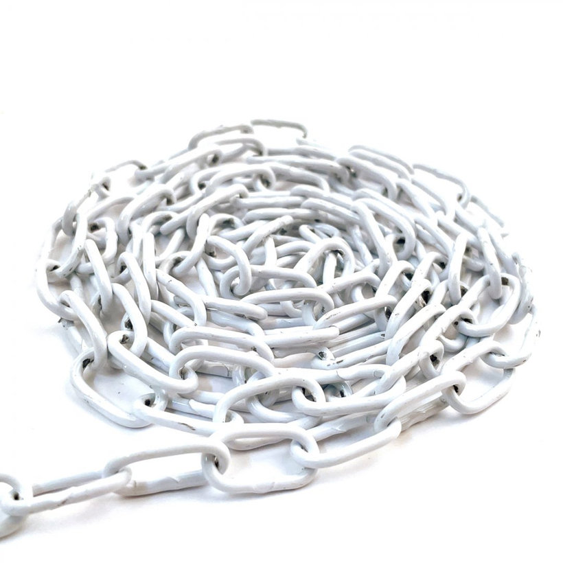 Klasszikus lánc színes, orsón/fehér 3mm