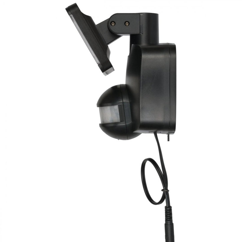 Szolár LED reflektor PIR mozgásdetektorral antracit