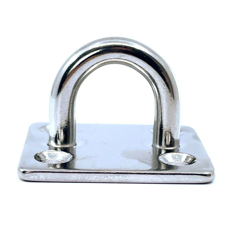 Rozsdamentes acél lemez szemmel 35x40mm