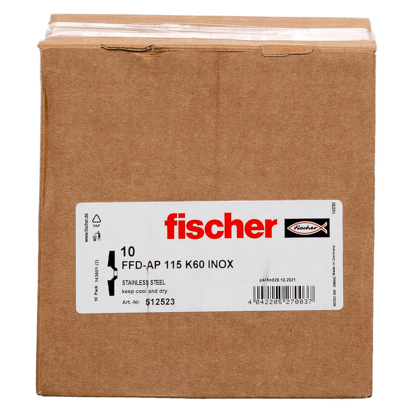 Lamellás csiszolókorong FFD-AP 115 K120 INOX