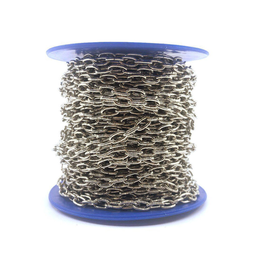 Óra lánc U nikkelezett 1,3mm