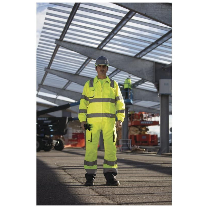 Fényvisszaverő munkanadrág MACH2 HV sárga M
