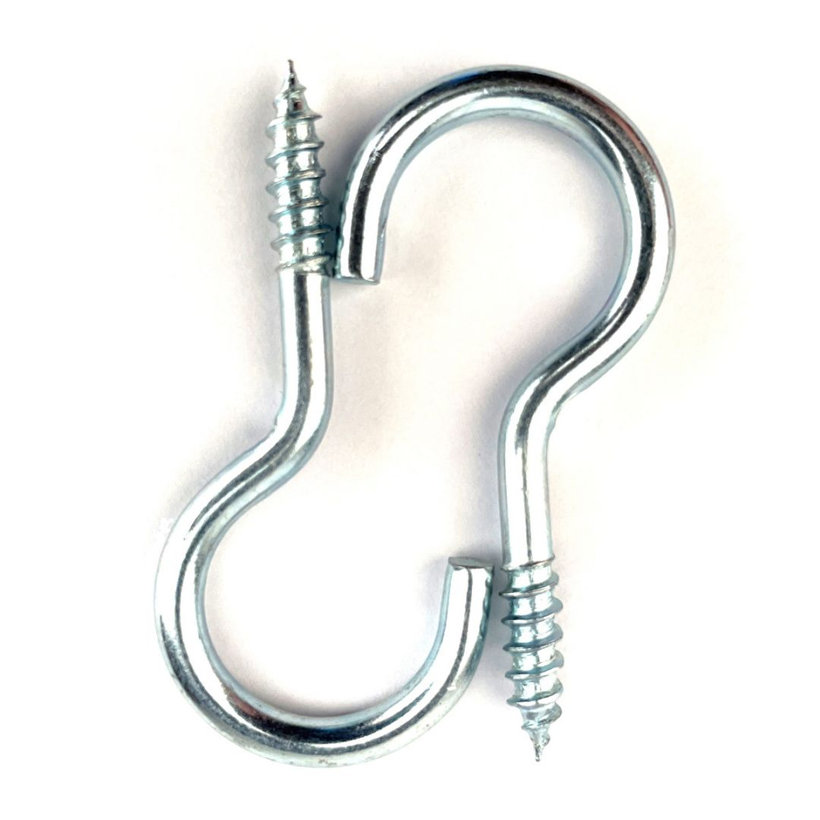 Ruhakampó csavarral zn 100mm