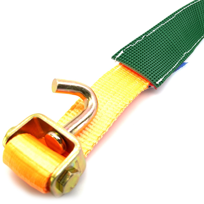 Kerékrögzítő heveder autómentőre, védőhuzattal 4T - 3,5 m + 3 forgó kampó