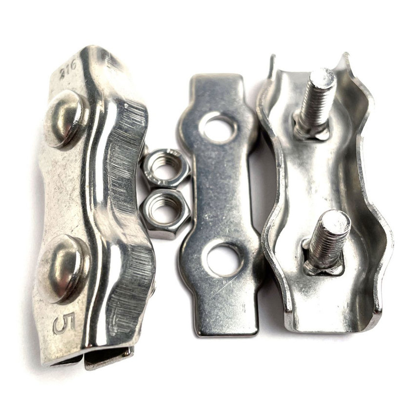 Rozsdamentes acél kötélbilincs DUPLEX AISI316 2 mm