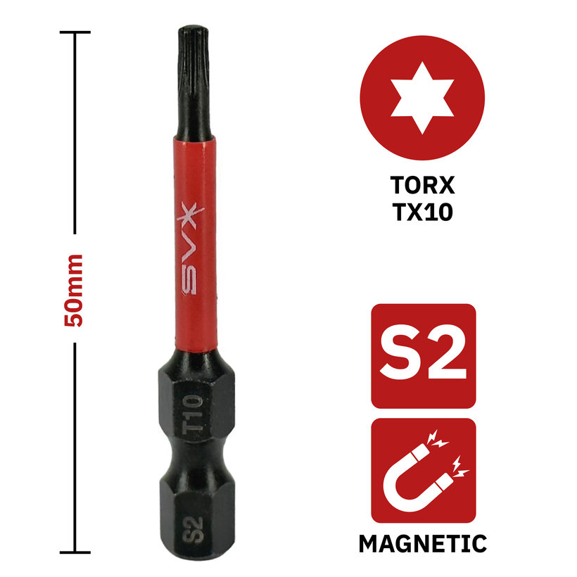 Bit mágneses TX10x50 mm