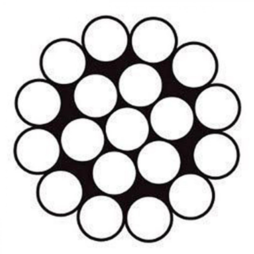 Acélkötél DIN 3053 1x19 4mm