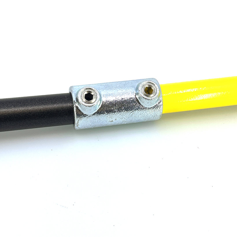 Cső alakú csatlakozó 27 mm - horganyzott