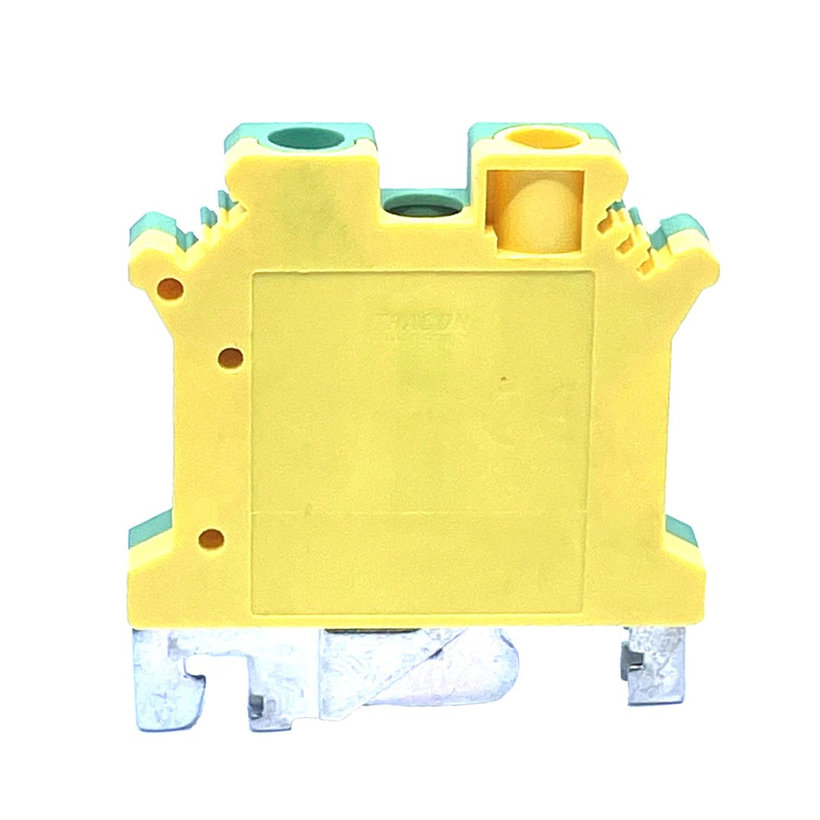 Védővezető ipari sorozatkapocs, csavaros, sínre 6mm²