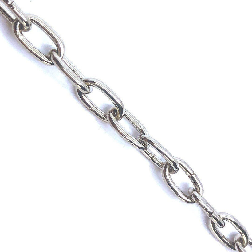 Óra lánc U nikkelezett 1,2mm