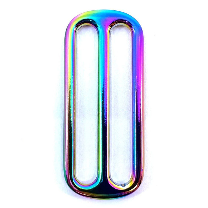 Bújtató csat szivárványos 20x6mm