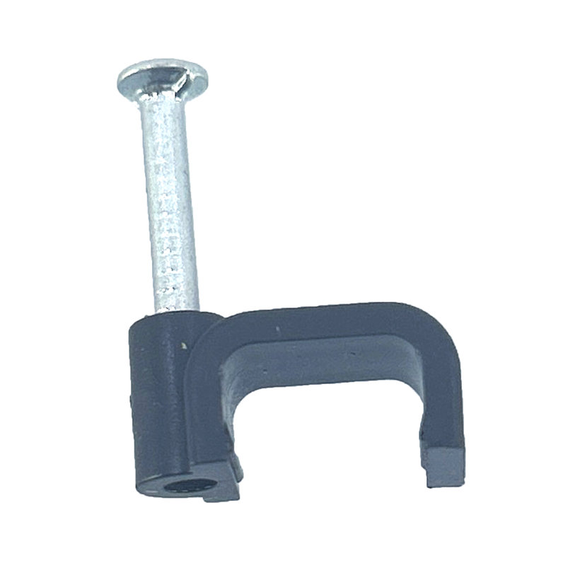 Kábelbilincs négyzet alakú fekete 10mm