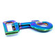 Forgó karabiner szivárványos 67x20mm
