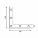 Sarokvas NA 100 100x100x15mm