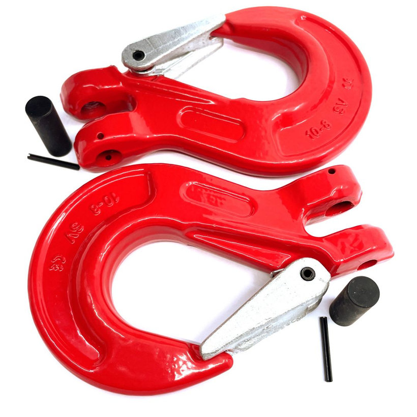 Kampó láncra HVX 80 o. piros 10mm