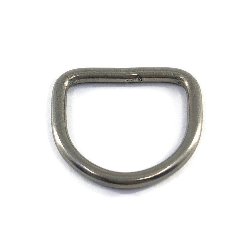 Rozsdamentes acél gyűrű hegesztett D-alak A4 4 mm
