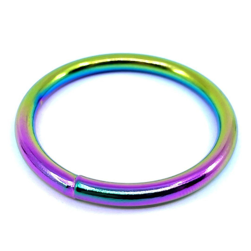 Hegesztett gyűrű szivárványos 4x25mm