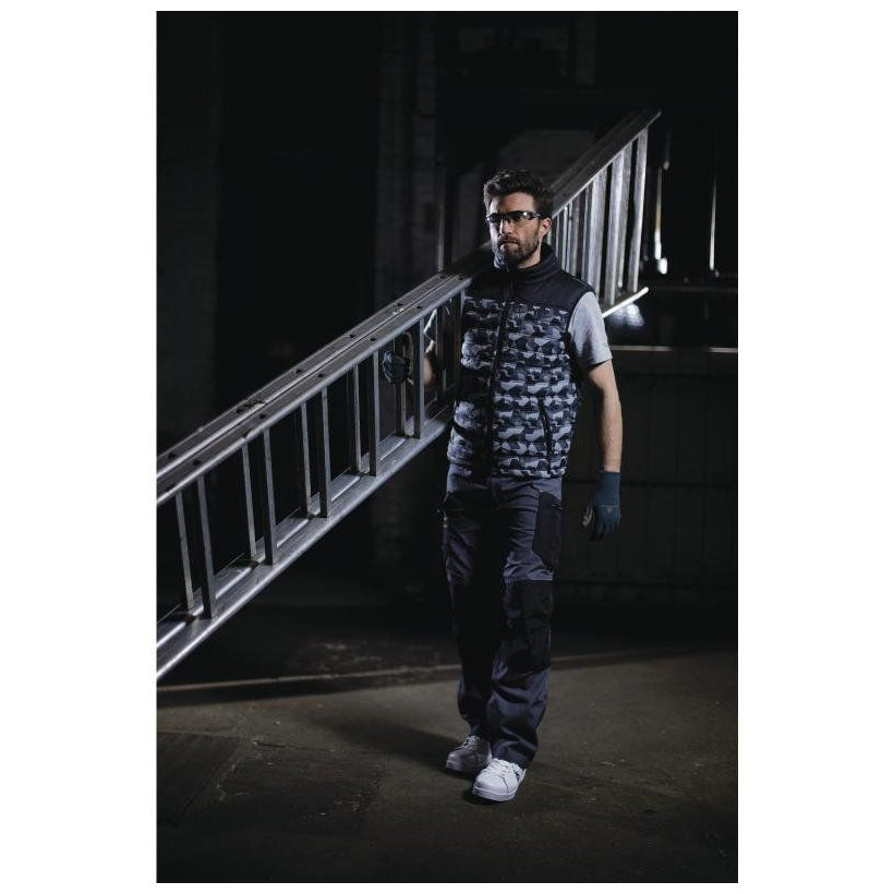 Pehely mellény G-DOON szürke-narancssárga L