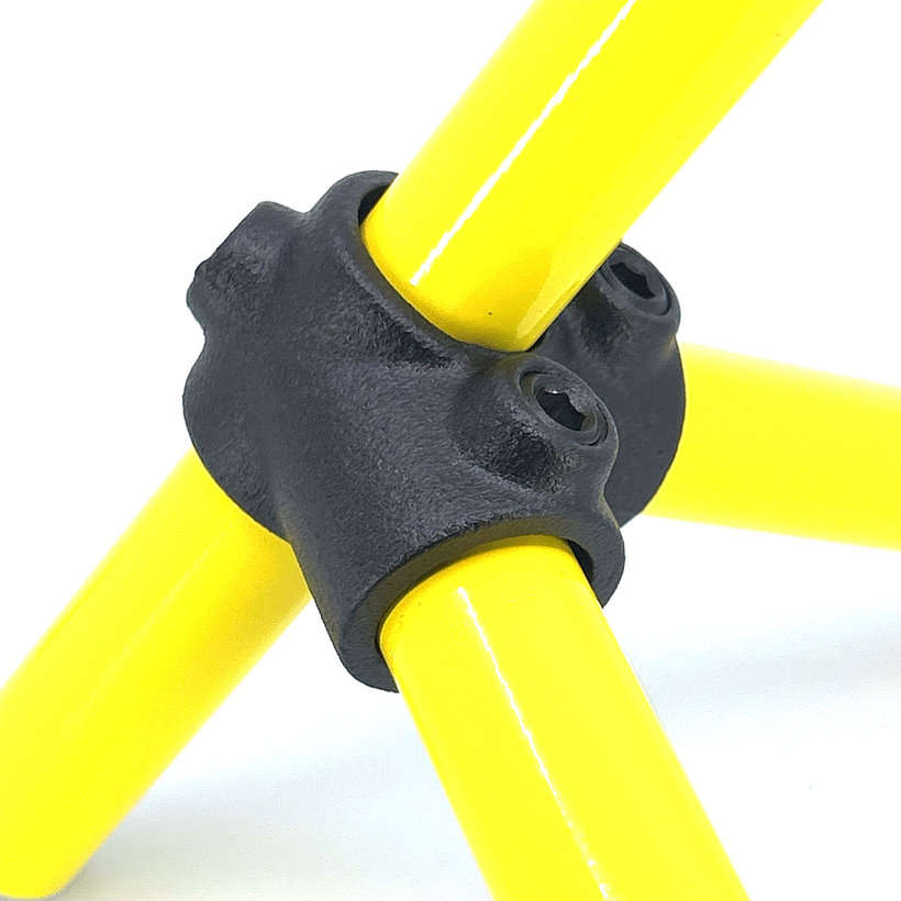 Kötőelem négyágú 27 mm - fekete