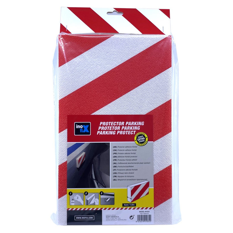 Első parkoló védő 330x195x40mm