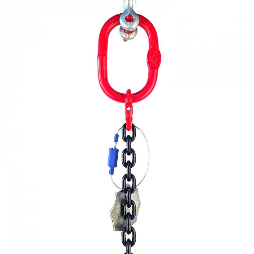 Láncos felfüggesztés szem-szem 80 o. rövidítővel (2m, 1120 kg, 6 mm)