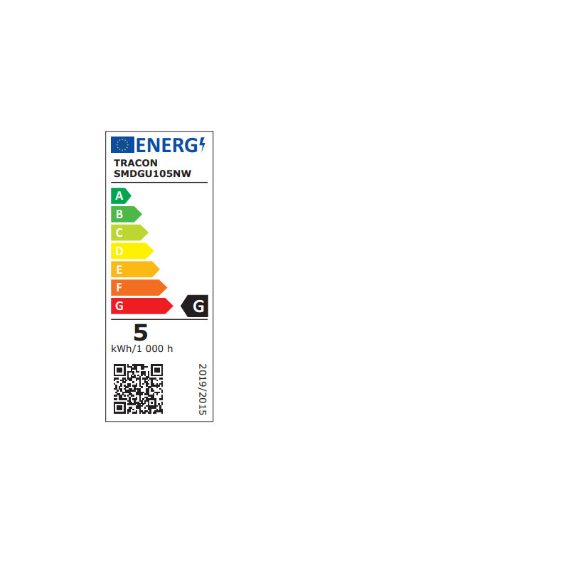 LED spot fényforrás SMD GU10 5W - semleges fehér